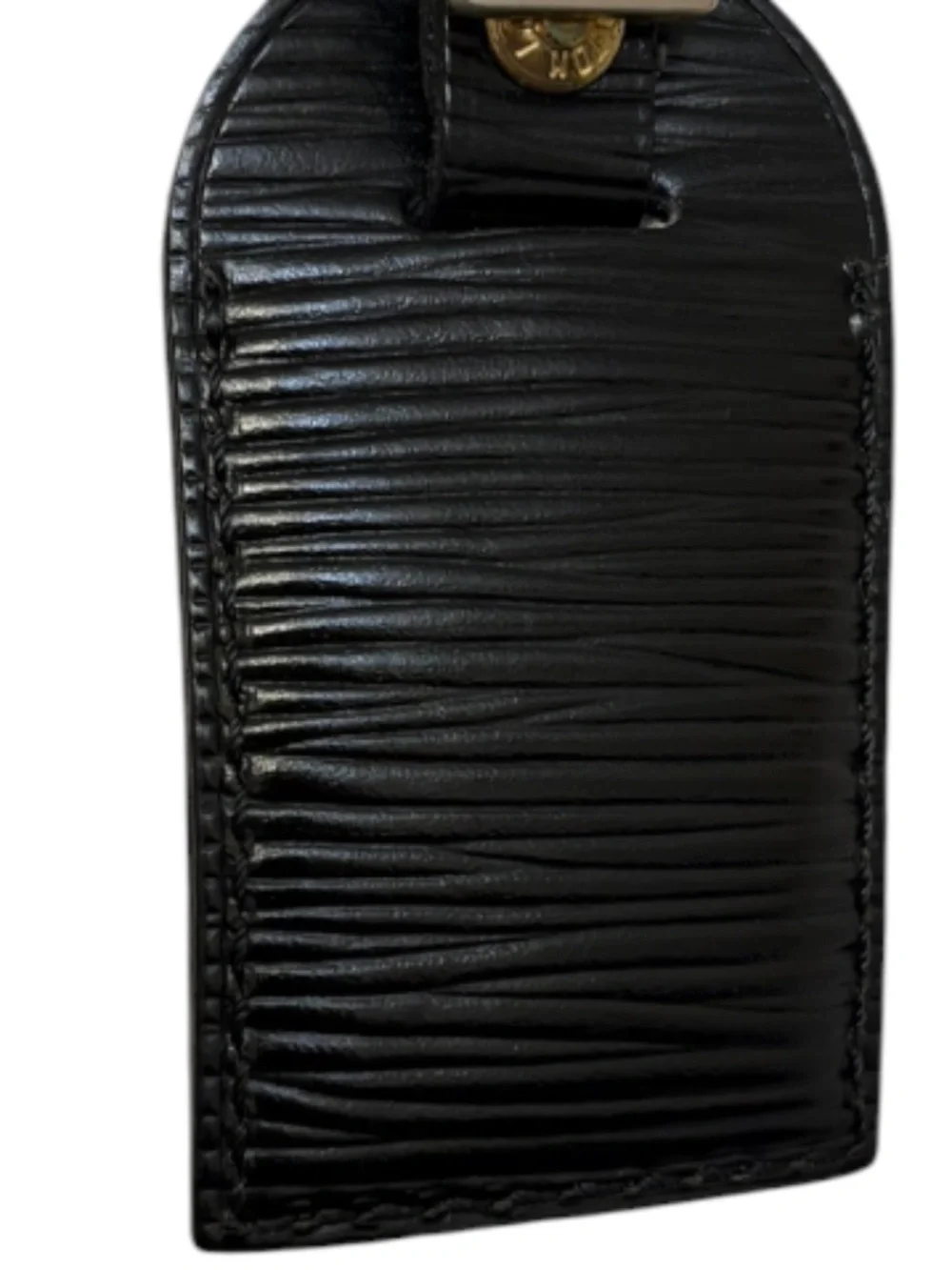 Louis Vuitton vintage epi leather luggage tag
